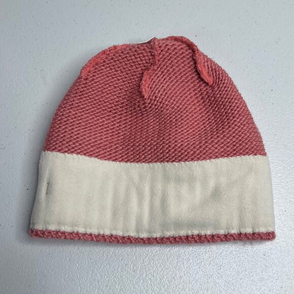 Columbia Cascade Peak II Beanie Hat Unisex One Size Pink Fleece Lined - Picture 4 of 8